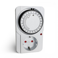 Schaltersteckdose mit Zeitschaltuhr TG-22A 24h (Schuko Typ F, 16A)