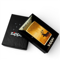 ZIPPO Feuerzeug „Hirsch im Nebel“ – in Originalverpackung