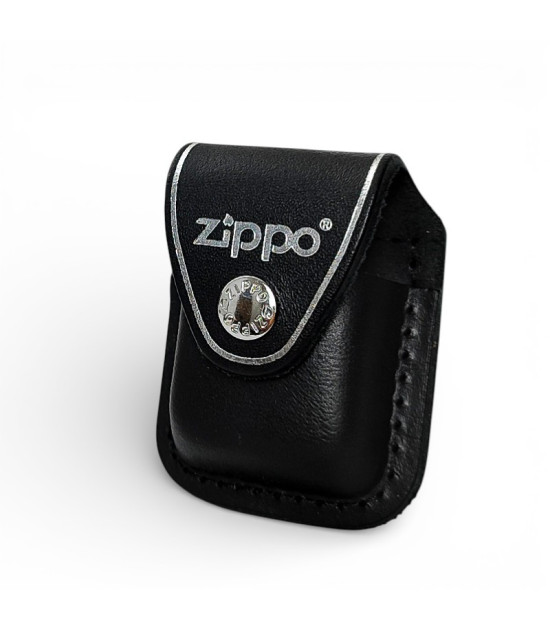 Zippo Leder-Feuerzeugetui – Schwarz