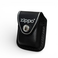 Zippo Leder-Feuerzeugetui – Schwarz