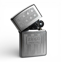 ZIPPO Seit 1932 Stars Feuerzeug – halboffen
