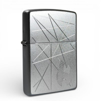 ZIPPO Feuerzeug mit Flammenmotiv