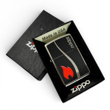 ZIPPO Feuerzeug Zippo und Flame - in Box
