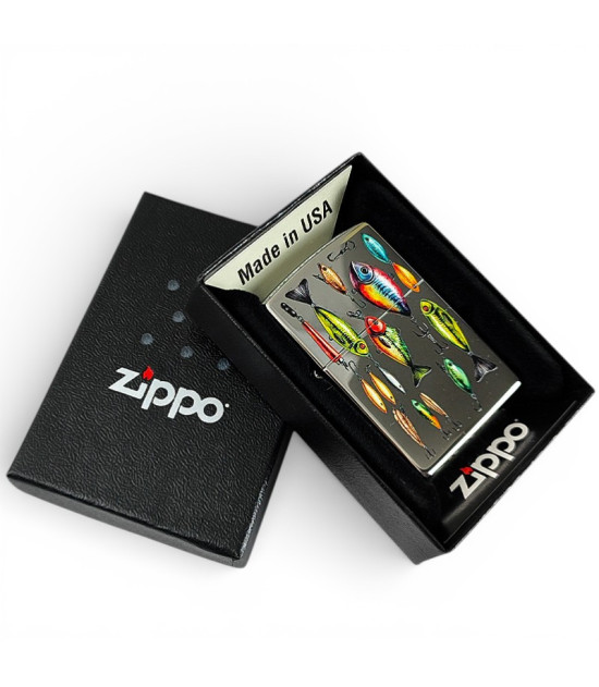 ZIPPO Feuerzeug im Angelhaken-Design – in Originalverpackung
