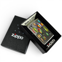 ZIPPO Feuerzeug im Angelhaken-Design – in Originalverpackung