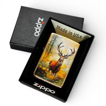ZIPPO Feuerzeug „Herbsthirsch“ – in Originalverpackung