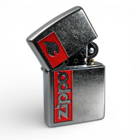 ZIPPO Zippo Feuerzeug - halb - offen