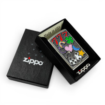 ZIPPO All Luck Feuerzeug - in Originalverpackung
