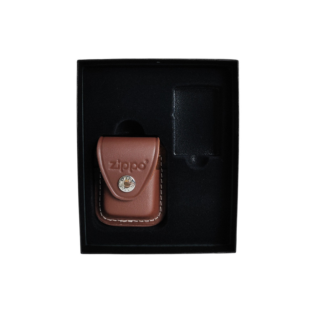 Zippo-Nachfüllset mit braunem Etui