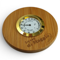 Tabakdose mit Hygrometer - Deckel