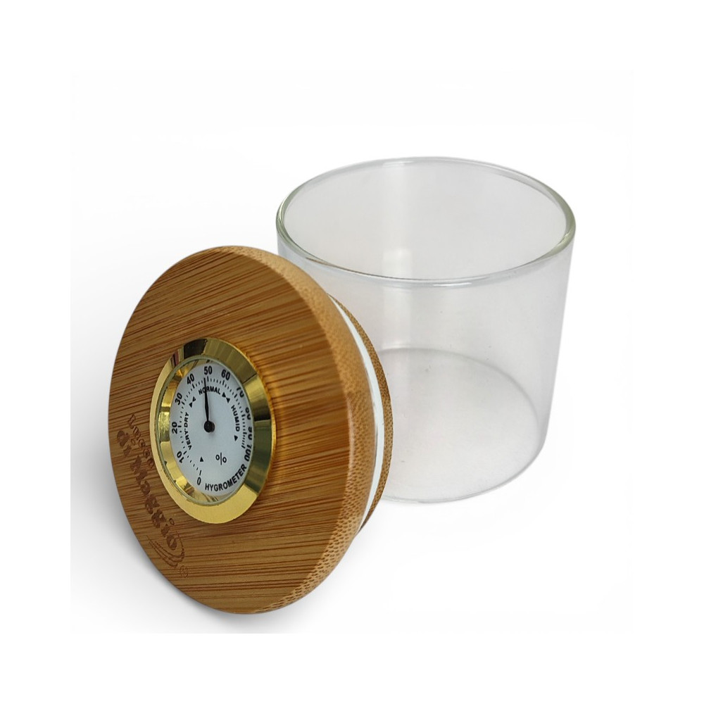 Tabakdose mit Hygrometer