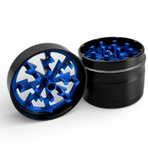 Grinder Thor blau - Ansicht der Zähne