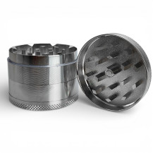 Aluminium-Schleifmaschine 50 mm silber - Ansicht der Schleifzähne