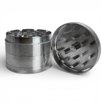 Aluminium-Schleifmaschine 50 mm silber - Ansicht der Schleifzähne