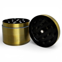Schleifmaschine 50 mm/4 Gold Geometrisches Blatt - Ansicht der Zähne