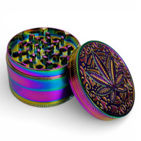 Grinder 60mm/4 Icy Trance Leaf - Front