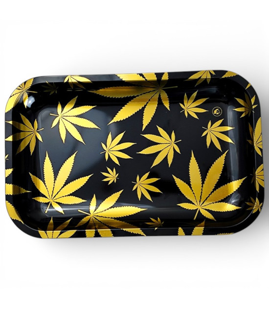 Roll Tray Gold Leaves