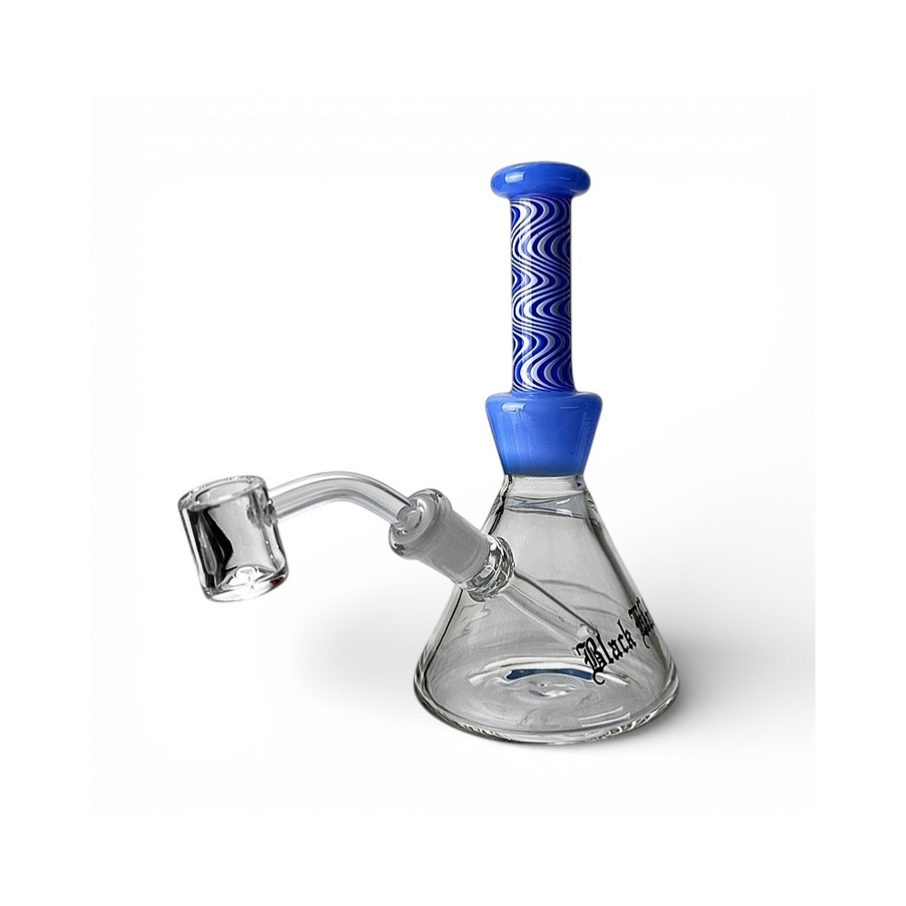 Bong aus Glas, BL Öl-/Dab-Rig, blau
