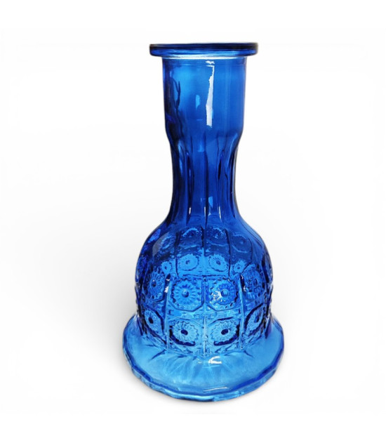 Kamelfarbene Wasserpfeifenvase - blau
