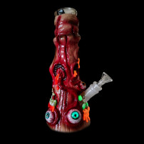 Phoenix Art Monster Glasbong - Sehen im Dunkeln