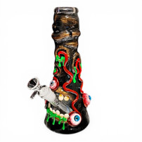 Phoenix Art Monster Glass Bongo - Dunkel