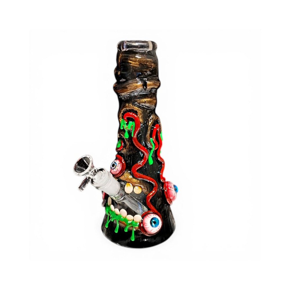 Phoenix Art Monster Glass Bongo - Dunkel