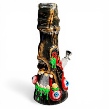 Phoenix Art Monster Glasbong - Dunkel - Blick vom Land
