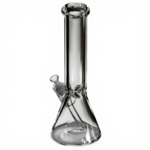 Glasbong, klares 9-mm-Glas – Seitenansicht