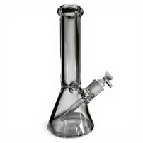 Glasbong, klares 9-mm-Glas – Seitenansicht
