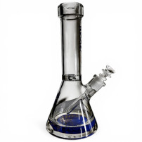 Glasbongo Phoenix Massive - Blau - Seitenansicht