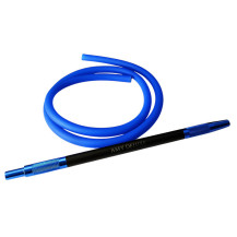 Hookah AMY Deluxe Mini Mutina - Blau/Gold - Schlauch und Mundstück