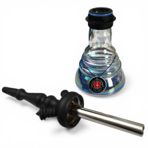 Hookah AMY Little Zuri - Blau (Perle) - Hookah-Körper und Vase