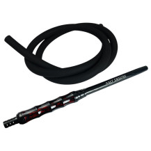 Hookah AMY Deluxe Dervish S - Schwarz - Schlauch und Mundstück