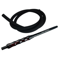 Hookah AMY Deluxe Dervish S - Schwarz - Schlauch und Mundstück