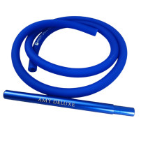 Hookah AMY Deluxe ALU Sphere Bag - Blau - Schlauch und Mundstück