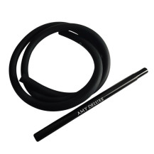 Hookah AMY Deluxe AluX S Gold - Schwarz - Schlauch und Mundstück