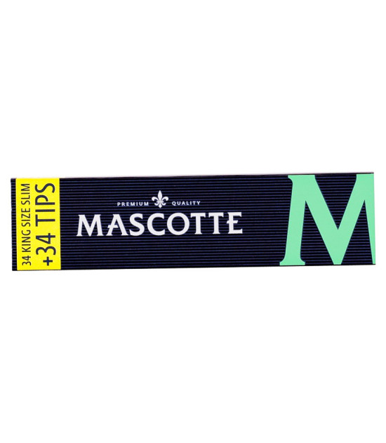 Mascotte Kombipackung King Size Slim Zigarettenpapier: Hanfpapier + Filter