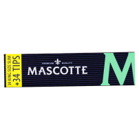 Mascotte Kombipackung King Size Slim Zigarettenpapier: Hanfpapier + Filter