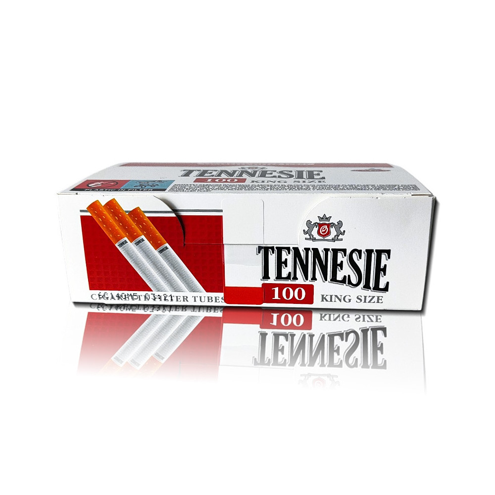 Zigarettenhülsen Tennessee 100 Stück – King Size – Vorderansicht