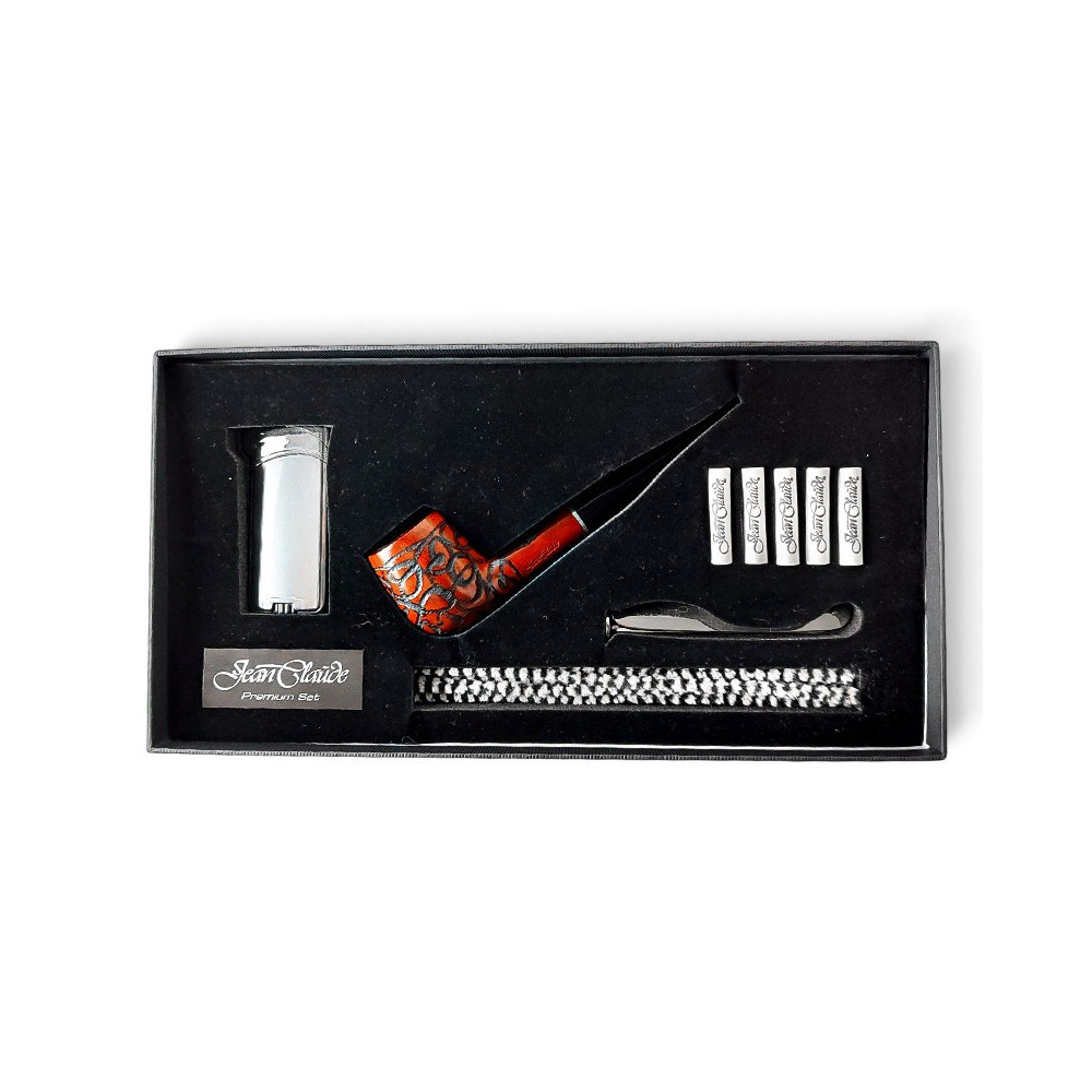 Jean Claude Premium Rustic Pfeifenset | SmokeShop.at