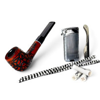 Jean Claude Premium Rustic Pfeifenset | SmokeShop.at