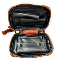 Pfeifentasche Brown Antik für 2 Pfeifen | SmokeShop.at