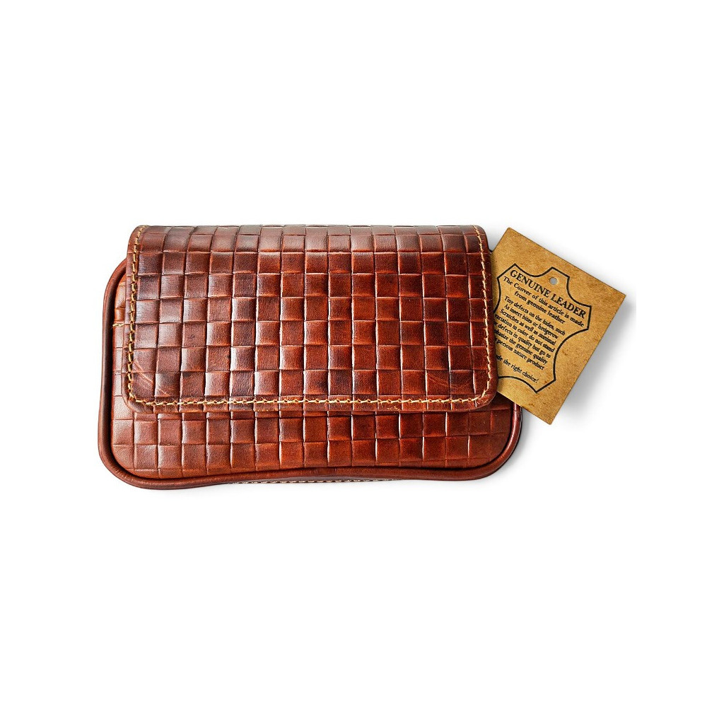 Pfeifentasche Brown Antik für 2 Pfeifen | SmokeShop.at