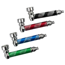 Colored Spiral Metallpfeife Mix | SmokeShop.at
