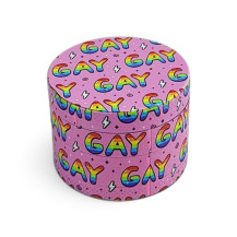 Alu Grinder GAY 5cm 4-teilig | SmokeShop.at