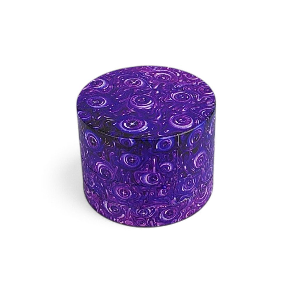Alu Grinder Purple Eye 5cm | SmokeShop.at