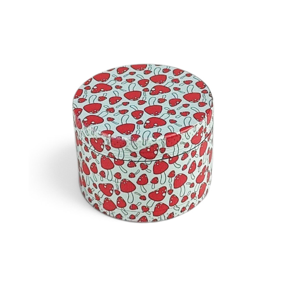 Alu Grinder Pilze 5cm 4-teilig | SmokeShop.at