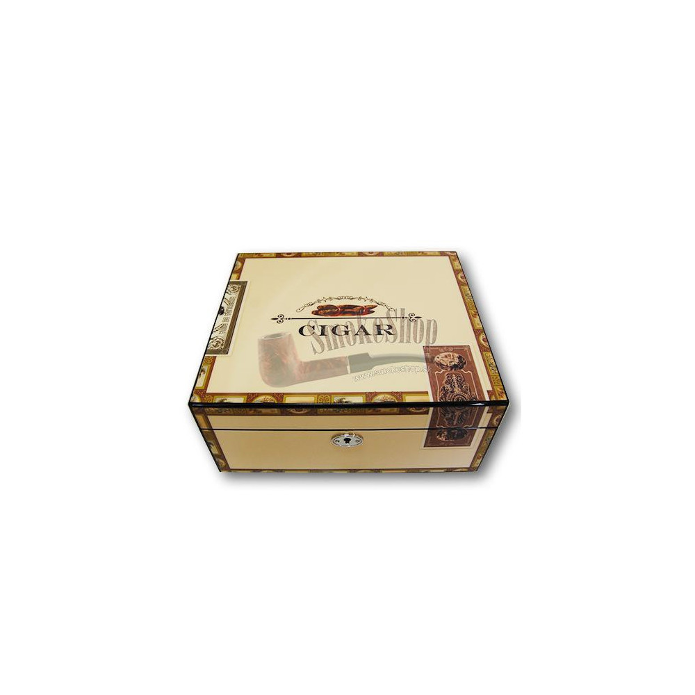 Hochgeschlossener Zigarrenkasten-Humidor