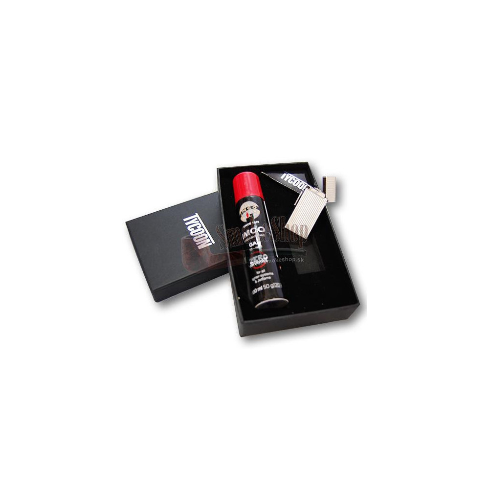 TYCOON-Set – Feuerzeug + 90 ml Gas