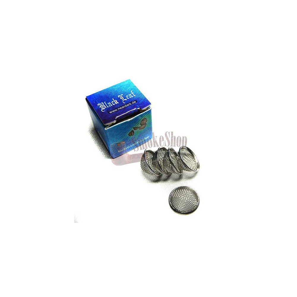 Pfeifenkopf- und Bong-Siebe mit Ring – Stahl 15 mm